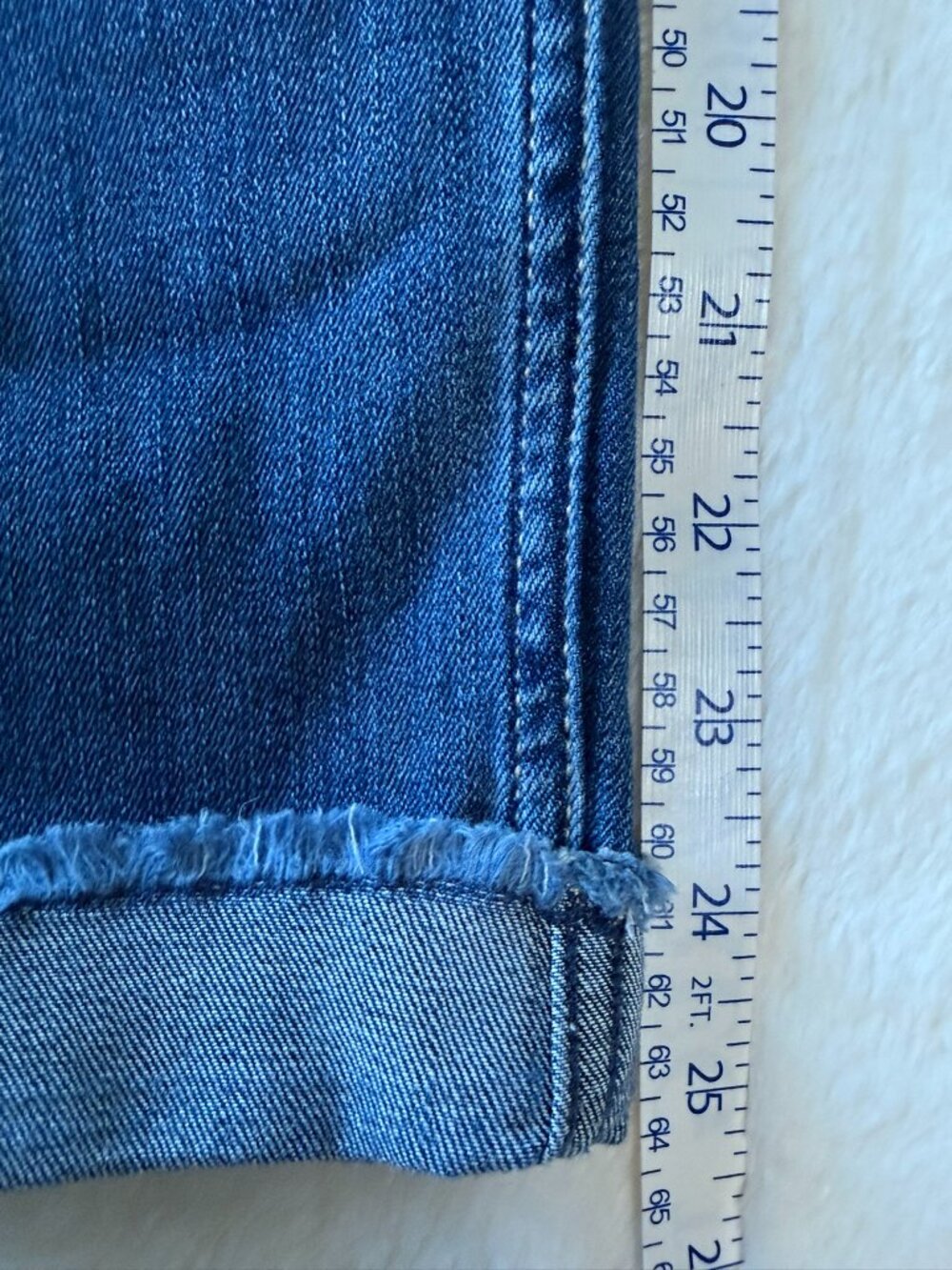 Hollister Curvy High Rise Super Skinny Jeans Women's 6S W28S Soft Stretch Cuffed - Picture 6 of 6